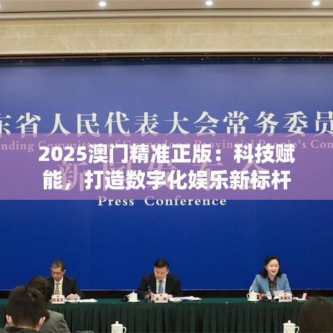 2025澳门精准正版：科技赋能，打造数字化娱乐新标杆
