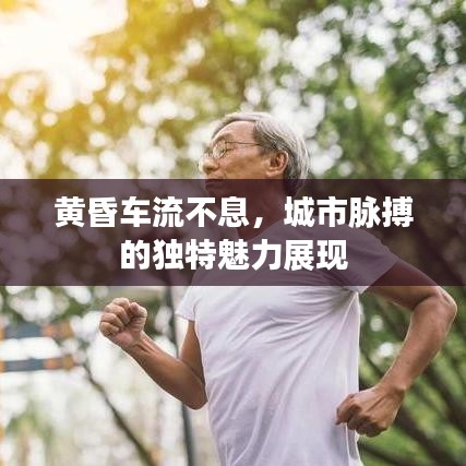 黄昏车流不息,城市脉搏的独特魅力展现