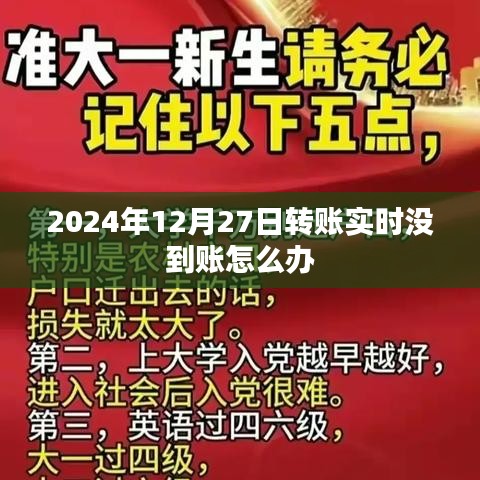 转账实时未到账解决方法(2024年指南)