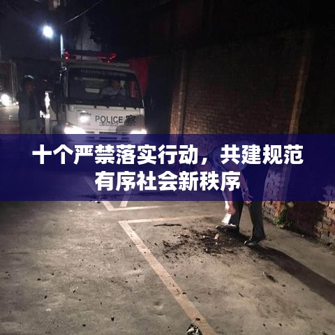 十个严禁落实行动,共建规范有序社会新秩序