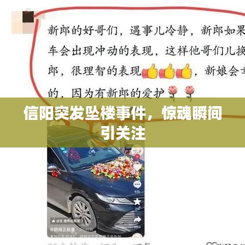 信阳突发坠楼事件,惊魂瞬间引关注