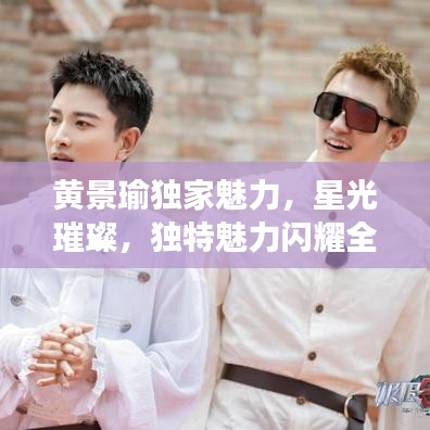 黄景瑜独家魅力，星光璀璨，独特魅力闪耀全场