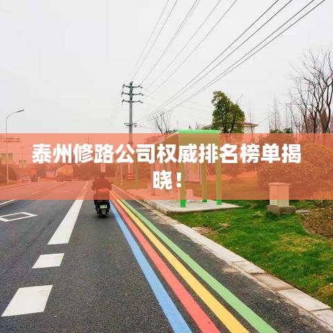 泰州修路公司权威排名榜单揭晓!