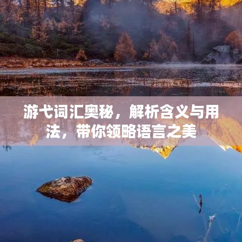 游弋词汇奥秘,解析含义与用法,带你领略语言之美