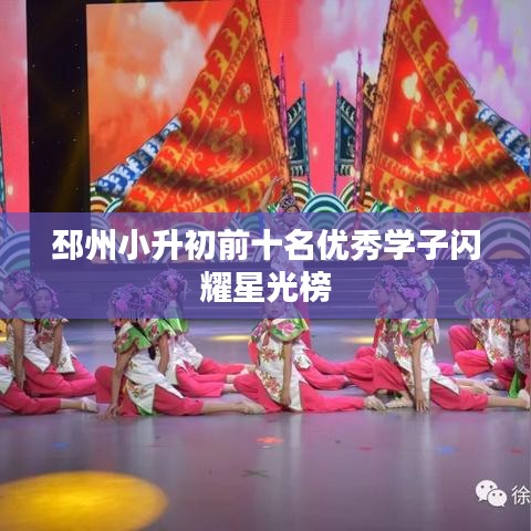 邳州小升初前十名优秀学子闪耀星光榜