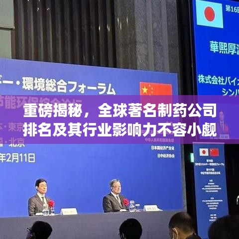 重磅揭秘,全球著名制药公司排名及其行业影响力不容小觑!