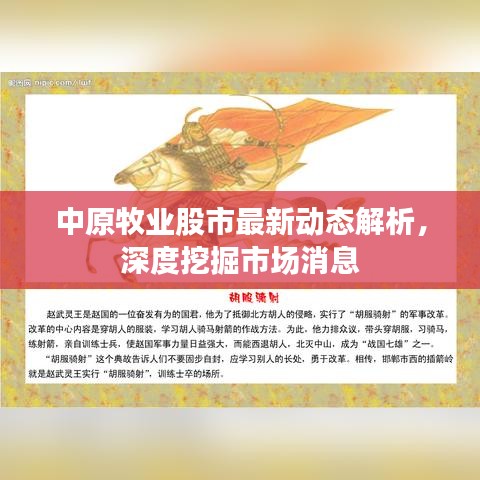 中原牧业股市最新动态解析,深度挖掘市场消息