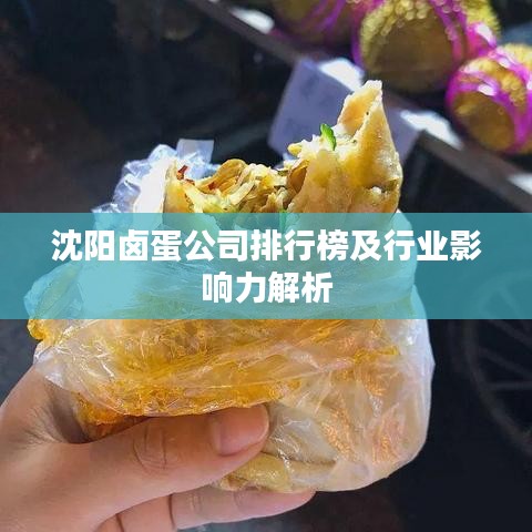 沈阳卤蛋公司排行榜及行业影响力解析